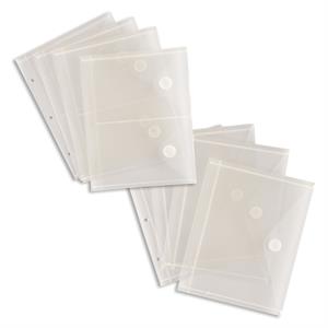 Dawn Bibby Creations 8 x Plastic A5 & A6 Storage Sleeves for 8x8" Storage Case - 687424