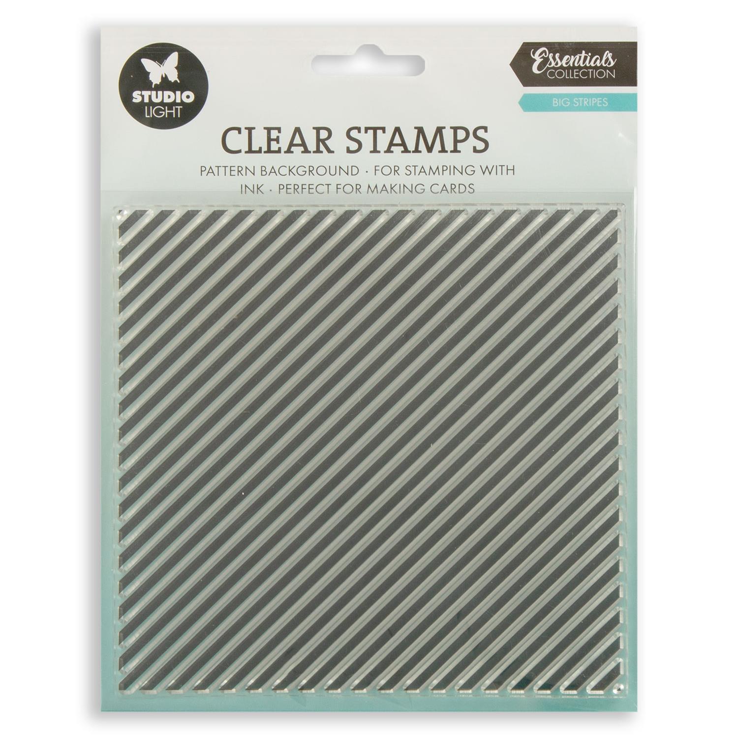 Studio Light Essentials Background Stamp Pick N Mix - Choose any 2 - Big Stripes