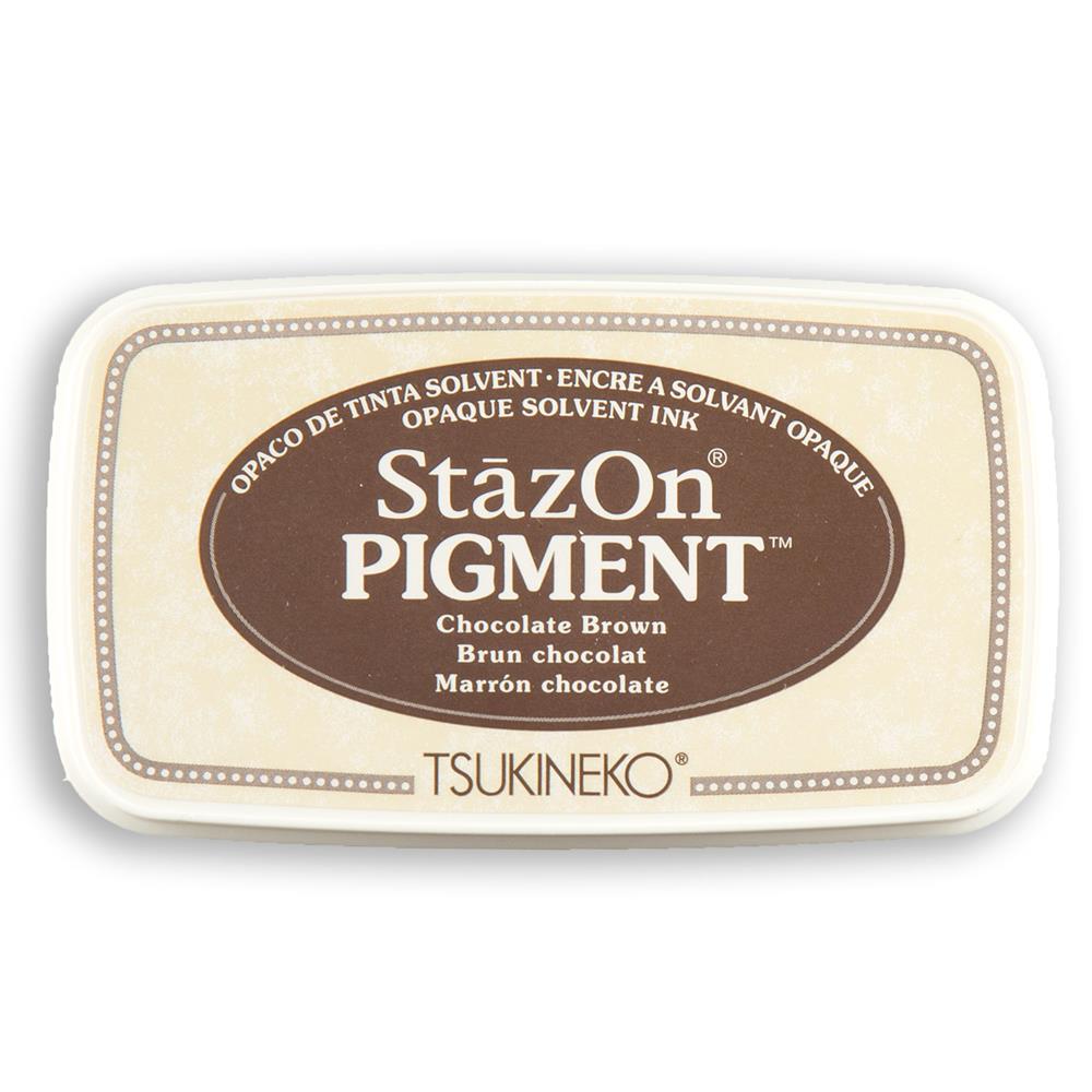 Tsukineko Pick-n-Mix Stazon Pigment Ink Pads - Choose 2 - Chocolate Brown