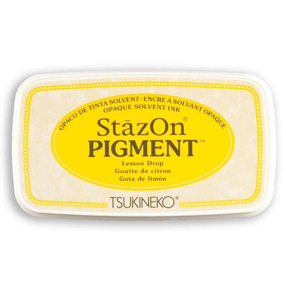 Tsukineko Pick-n-Mix Stazon Pigment Ink Pads - Choose 2 - Lemon Drop