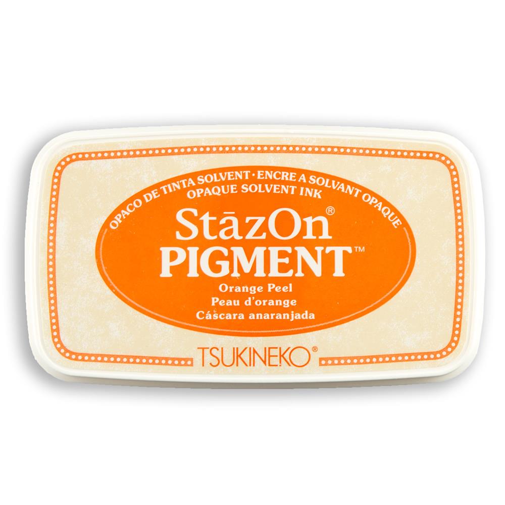 Tsukineko Pick-n-Mix Stazon Pigment Ink Pads - Choose 2 - Orange peel