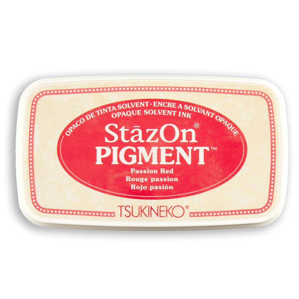 Tsukineko Pick-n-Mix Stazon Pigment Ink Pads - Choose 2 - Passion Red