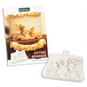 Katy Sue Designs Sitting Reindeer Silicone Mould - 697834