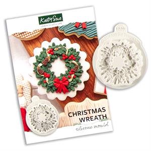 Katy Sue Designs Christmas Wreath Silicone Mould - 714860