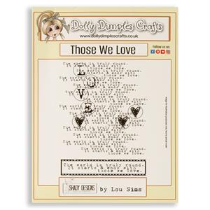 Shady Designs Festive Fusion Those We Love A7 Stamp Set - 2 Stamps - 717593