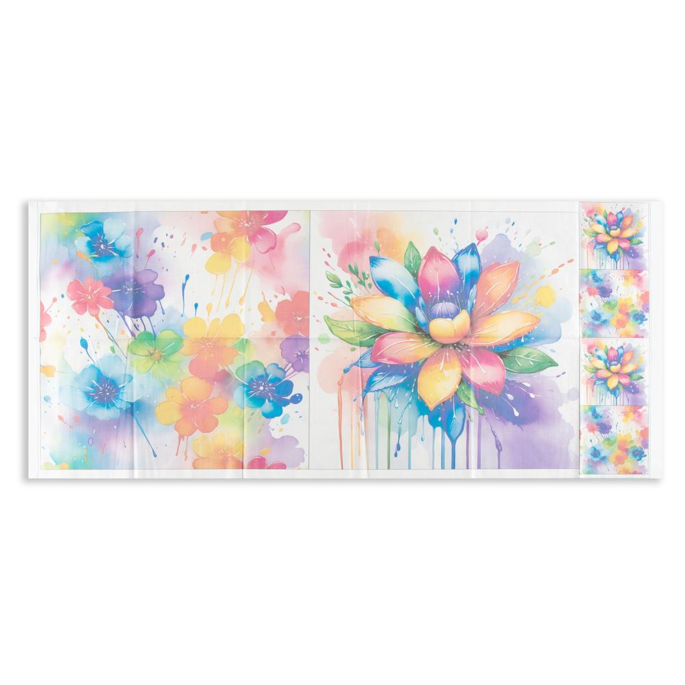 Craft Yourself Silly Bag & Cushion Panels with 4 x Charms - Pick N Mix - Pick Any 2 - Rainbow Waterlily