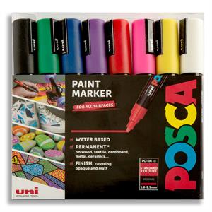 Posca PC-5M Starter Pack - 8 Pens - 730890