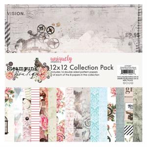 Uniquely Creative Steampunk Boutique 12x12" Paper Pack - 733849