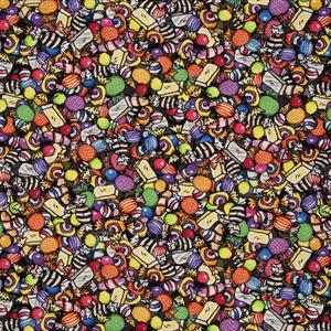 Clothwork Halloween Parade Candy 0.5m Fabric Length - 734682