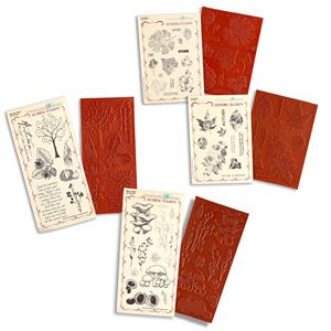 Chocolate Baroque Nature Collection - 2 x A5 & 2 x DL Mounted Stamp Sheets  - 741677