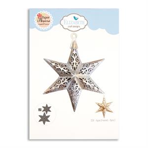 Elizabeth Craft Designs Die Set - Joyous Ornament - Stars 2 - 3 Dies - 744705