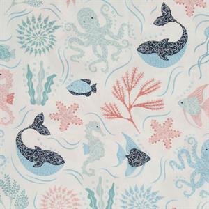 Make + Believe 1m Fabric Piece - Under the Sea - 753089