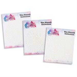 Art Inspirations Stencil Collection - Blooms, Hearts & Teeth - 754270