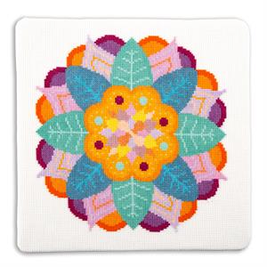 Meloca Designs Mandala Flower Cross Stitch Kit - 761748