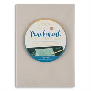 Gift With Purchase - Groovi 20 x A5 Sheets Parchment Worth £9.99 - 765071