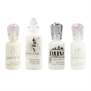 Tonic Studios Nuvo Drops Christmas White Collection - 4 x 30ml - 771628