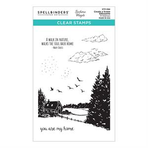 Spellbinders Into the Wilderness Stamp Set - Create a Scene Silhouette - 781302