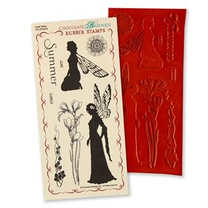 Chocolate Baroque June 2024 Year of Fairy Stamping (YOS) DL Unmounted Rubber Stamp - 785946