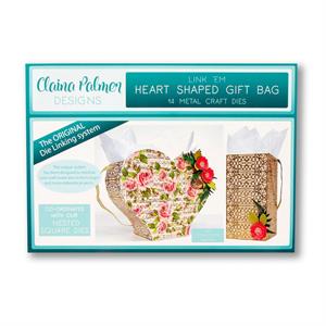 Claina Palmer Designs Heart Shaped Gift Bag Die Set - 14 Dies - 795159