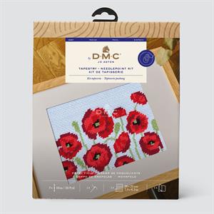DMC Poppy Field by Jo Aston Easy Tapestry & Needlepoint Kt - 808053