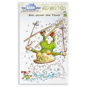 The Card Hut - Mark Bardsley's Winter Wood Tails: Ski Jump Toad - 1 Stamp - 810609
