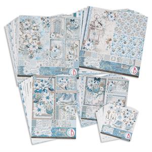 Ciao Bella Elegance of Blue Paper Pad Collection - 2 x 12x12", 8x8", A4 & 6x6"  - 810899