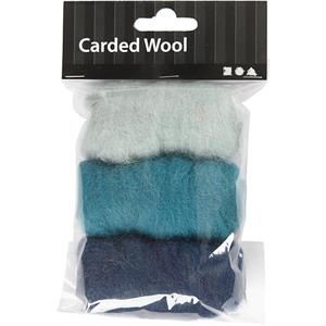 Creativ Carded Wool Kit - Blue Harmony - 3x10g  - 820383