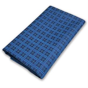House of Alistair 100% Luxury Blue Tartan Check Italian Denim - 150cm Wide x 1m Fabric Length - 821357