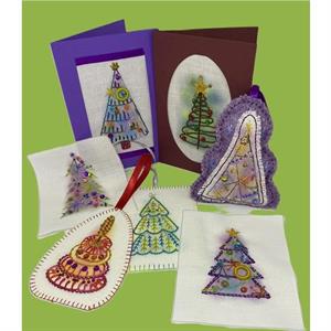 Dizzy & Creative Freestyle Embroidery Kit - Christmas Stitch Doodles - 832803