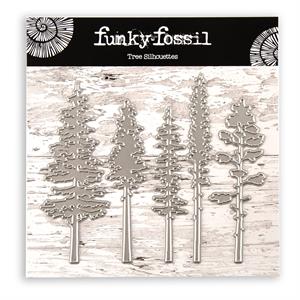 Funky Fossil Tree Silhouette Die Set - 5 Dies - 838554