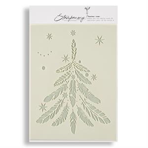 Stampanory Feather Tree A6 Stencil - 857487