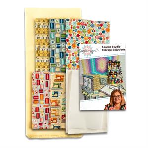 Sarah Payne's Yellow Sewing Studio Storage Solutions Kit - Includes: Pattern, 5.6m Fabric & 0.5m Bondaweb - 864232