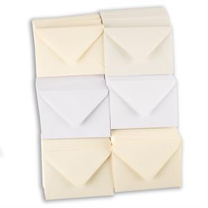 Dawn Bibby Creations 150 x C6 Envelopes - White/Ivory Assorted  - 868268