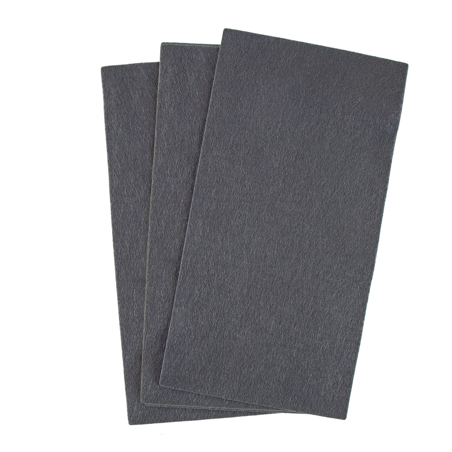 Felt by Clarity Mug Rug Backers Pack of 3 x 11.5x6" Non Adhesive Backed Felt Pick N Mix - Pick any 2  - Just Grey