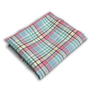 House of Alistair 100% Pink Check Irish Linen - 150cm Wide x 1m Fabric Length - 874483