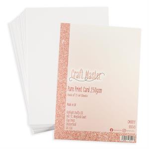 Craft Master Pure Print 250gsm Paper - 75 Sheets - 883395