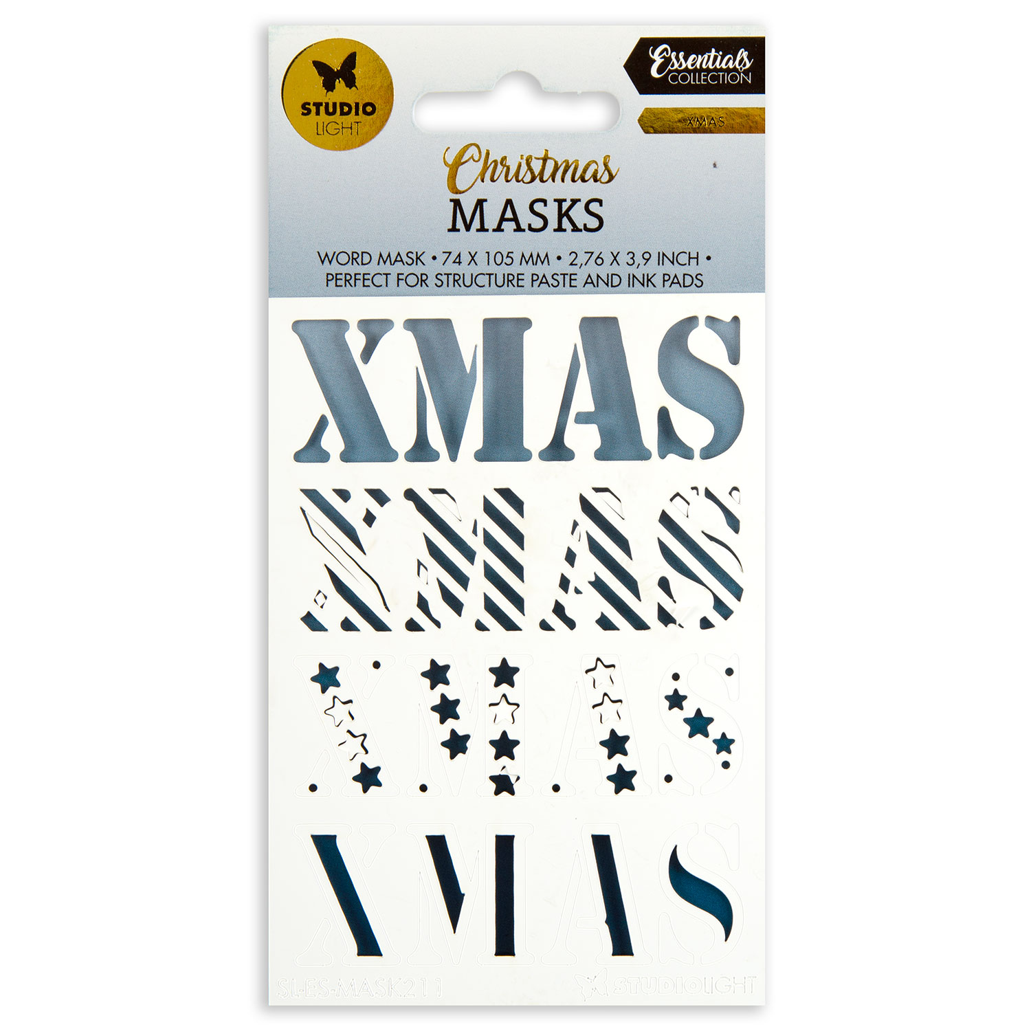 Studio Light Essentials Christmas Stencil Pick N Mix - Choose any 4 - XMAS 