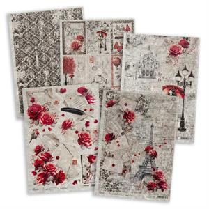 Ciao Bella Paris Je t'aime Rice Papers - Set 1 - 900452