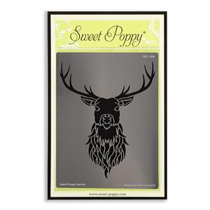 Sweet Poppy Stencils Metal Stencil - Stag - 904399