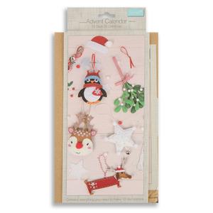 Trimits Make Your Own Felt Decorations - 12 Door Christmas Count Down Calendar - 908241