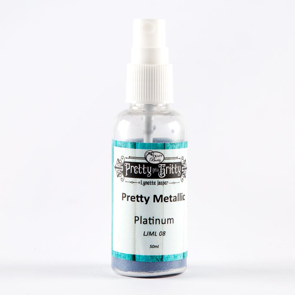 Pretty Gets Gritty Spritzink & Metallic Spray Pick n Mix- Choose any 2 - Platinum Metallic Spray