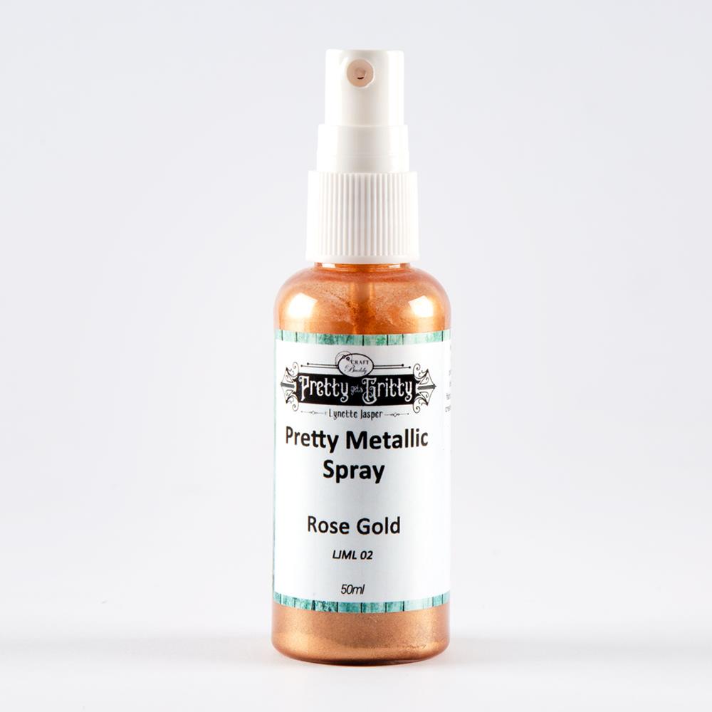 Pretty Gets Gritty Spritzink & Metallic Spray Pick n Mix- Choose any 2 - Rose Gold Metallic Spray