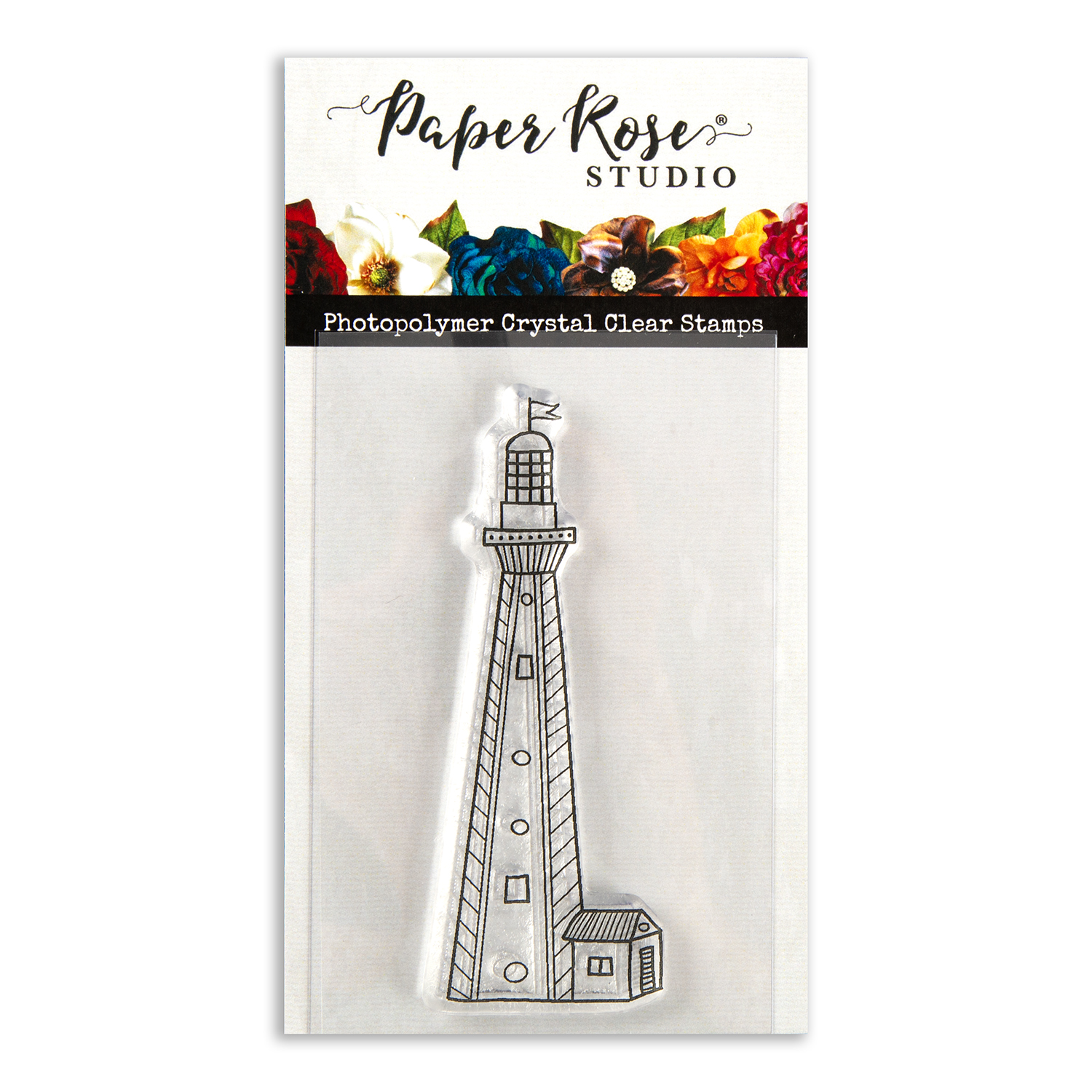 Paper Rose Studios Stamp Pick N Mix - Choose any 4 - Woodland Point Lighthouse