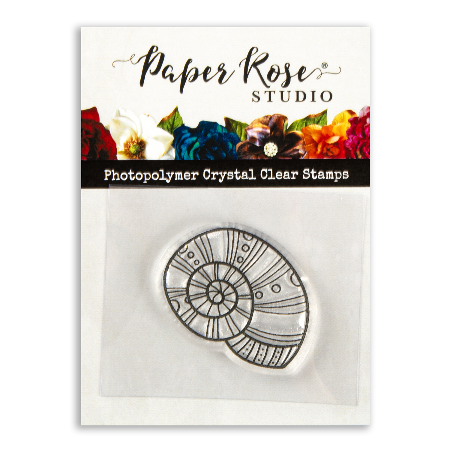 Paper Rose Studios Stamp Pick N Mix - Choose any 4 - Byron Bay Shell 