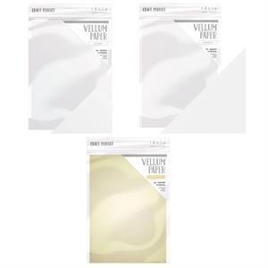 Tonic Studios Craft Perfect A4 Vellum Paper Collection - 3 x 10 Sheets - 919173