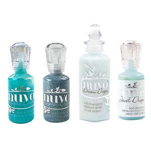 Tonic Studios Nuvo Drops Christmas Blue Collection - 4 x 30ml - 934463