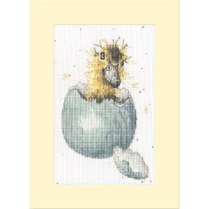 Bothy Threads Peek-A-Boo Greetings Card Counted Cross Stitch Kit - 10 x 16cm - 935697