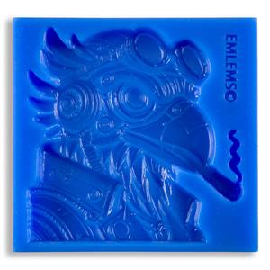 Emlems Steampunk Parrot Silicone Mould - 943832