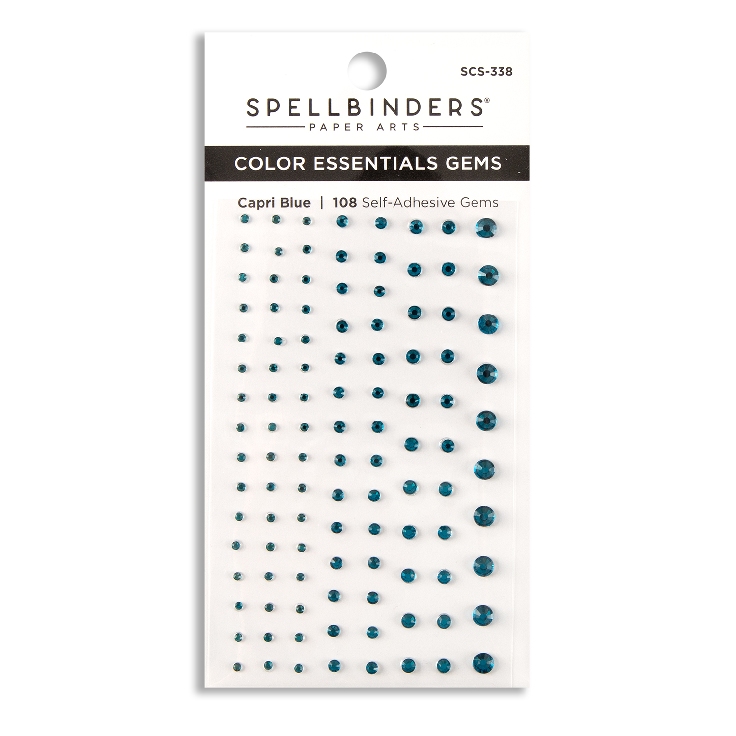 Spellbinders Colour Essential Gems Embellishment Sheet Pick N Mix - Choose 3 - Capri Blue