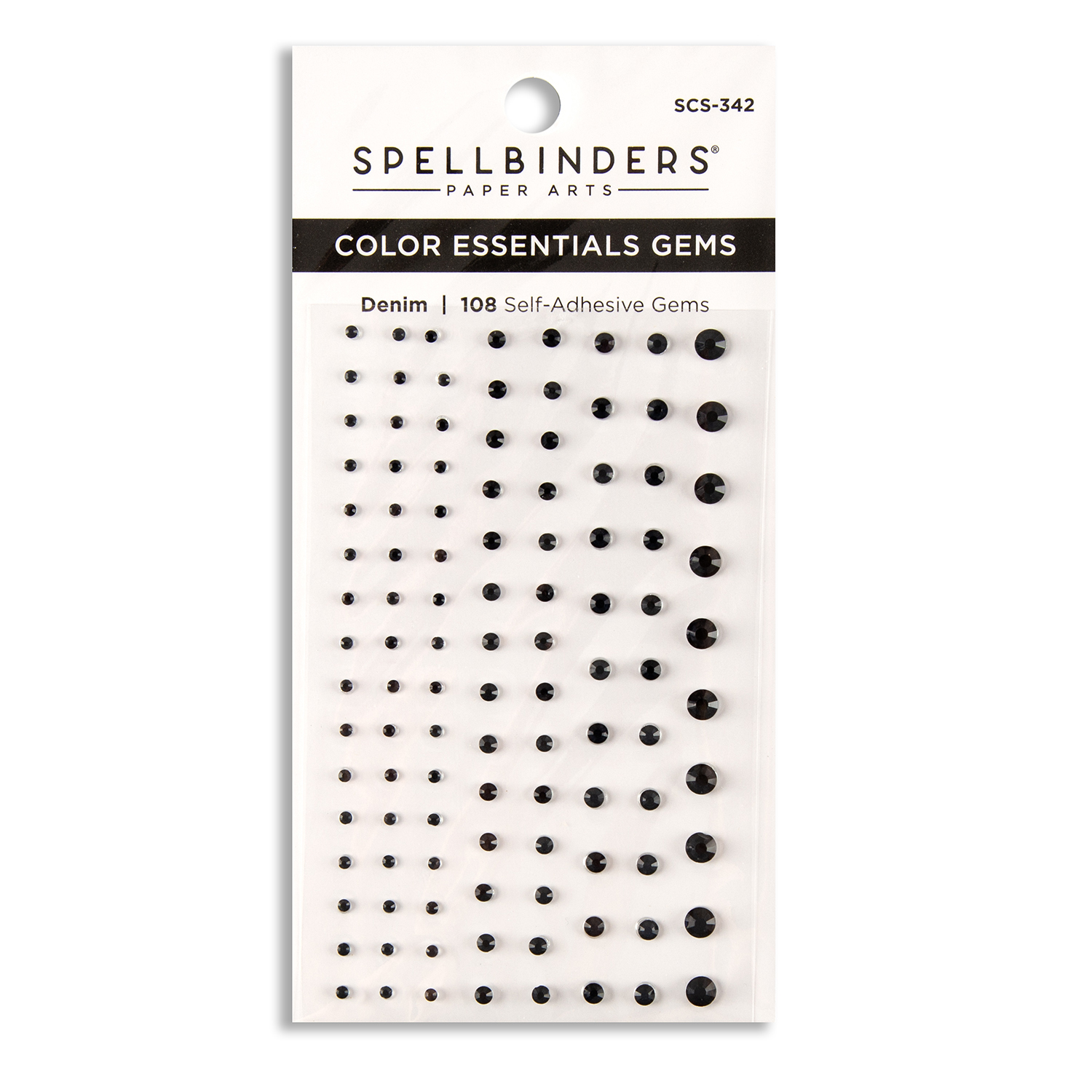 Spellbinders Colour Essential Gems Embellishment Sheet Pick N Mix - Choose 3 - Denim